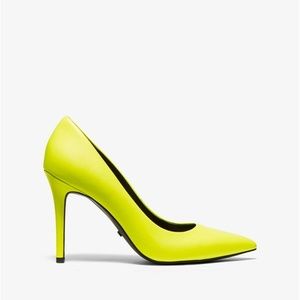 MICHAEL KORS Claire Neon Leather Pump 8.5